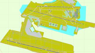 Screenshot 1 — Indira Gandhi Int'l Airport Scenery