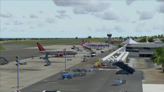 Screenshot 4 — Barbados International Airport Scenery