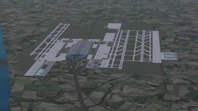 Screenshot 1 — Pudong Airport Scenery