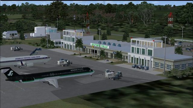 Screenshot 1 — Victoria Falls Airport, Zimbabwe Scenery