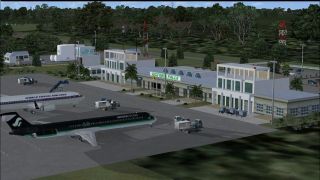 Screenshot 1 — Victoria Falls Airport, Zimbabwe Scenery