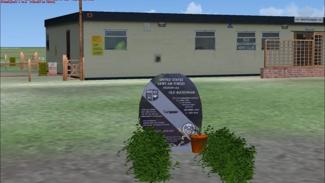 Screenshot 1 — Old Buckenham Airport Scenery