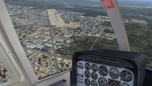 Screenshot 1 — Fairgrounds Airpark Airport Scenery