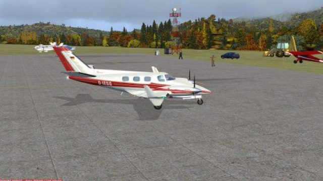 Screenshot 1 — Martin Campbell Field Airport Scenery