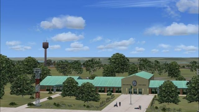 Screenshot 1 — Livingstone International Airport Fix Scenery