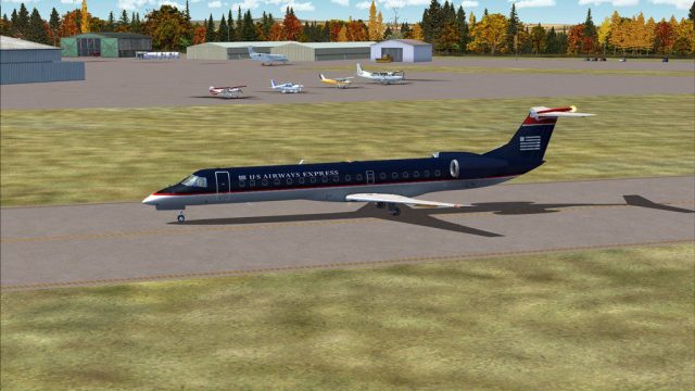 Screenshot 1 — Ithaca-Tomkins County Airport Scenery