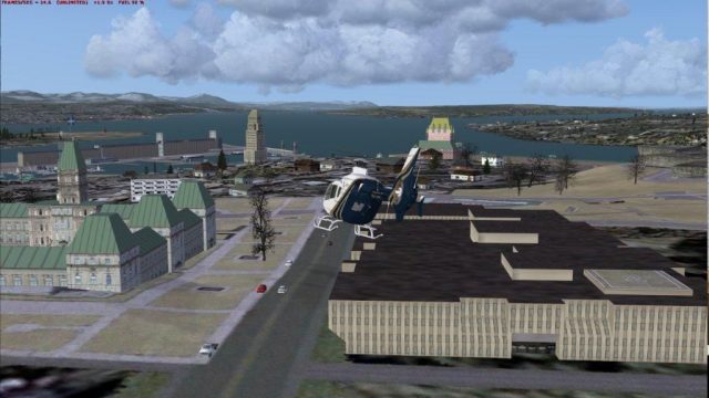 Screenshot 1 — Quebec City Scenery