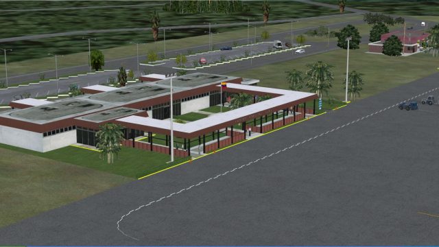 Screenshot 1 — La Fria Airport Scenery