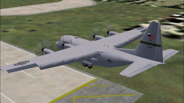 Screenshot 1 — Michigan Air National Guard C-130 Textures only