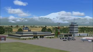 Screenshot 1 — Kilimanjaro International Airport Scenery