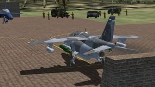 Screenshot 2 — Almonacid Military Airport Scenery