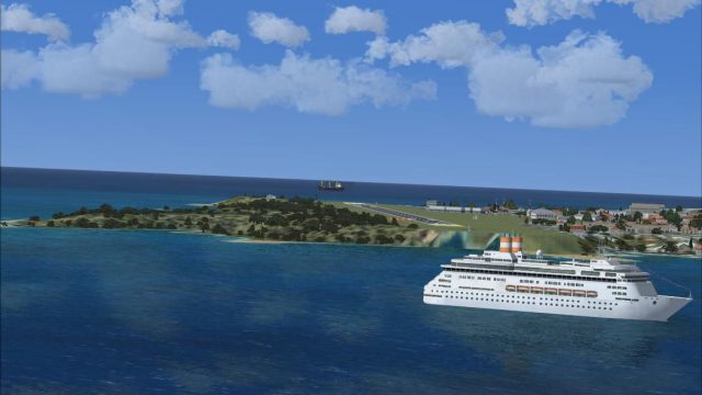 Screenshot 1 — Lampedusa Airport Scenery