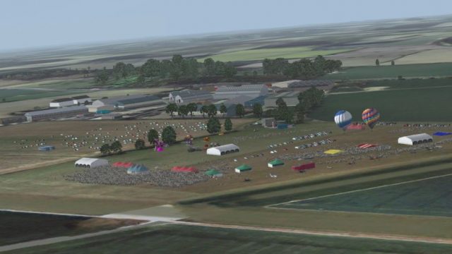 Screenshot 1 — Rougham Airfield Scenery