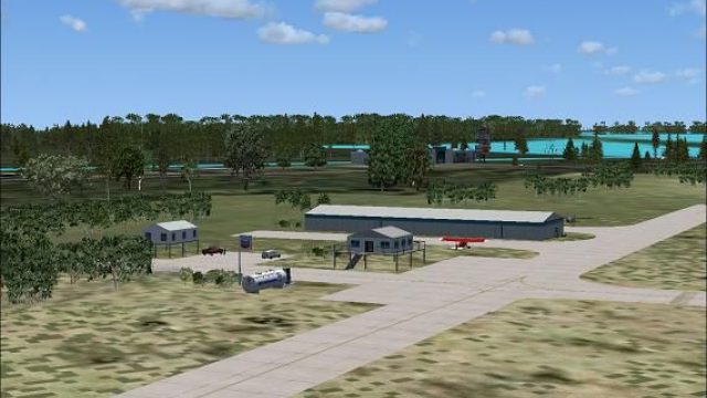 Screenshot 1 — Everglades Airpark Scenery