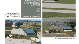 Screenshot 1 — NAIA (RPLL) Photoreal Scenery