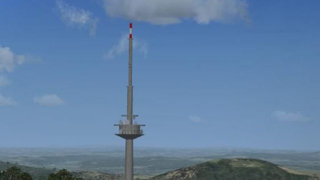 Screenshot 1 — Calden Wind Farms And TV Tower Scenery