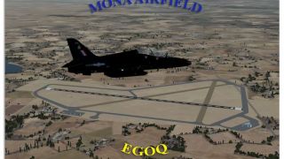 Screenshot 1 — Mona Airfield Scenery