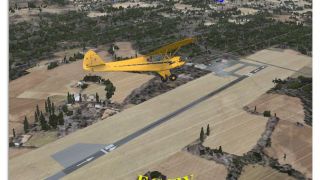 Screenshot 1 — Welshpool Airfield Scenery