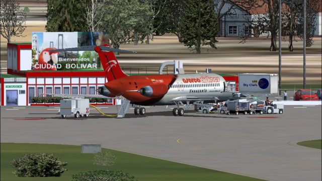 Screenshot 1 — Ciuadad Bolivar Airport Scenery