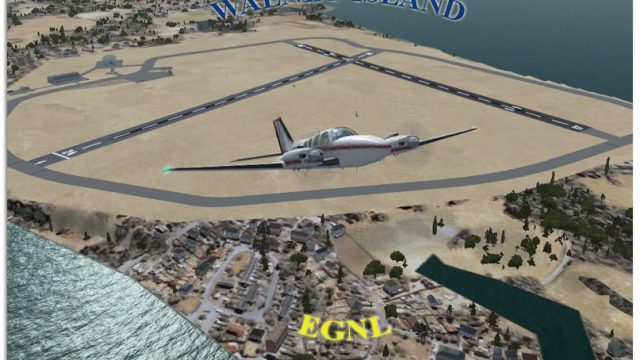 Screenshot 1 — Walney Island Airport Scenery