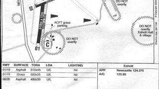 Screenshot 1 — Eshott Airfield Scenery