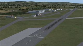 Screenshot 1 — Dunsfold Airfield Scenery