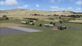 Screenshot 1 — Thaba N'chu Airfield Scenery