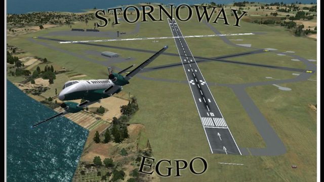Screenshot 1 — Stornoway Airport Scenery