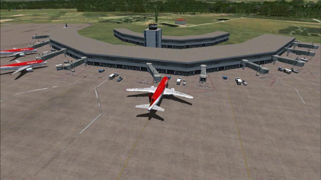 Screenshot 1 — Jose Maria Cordova Airport Scenery