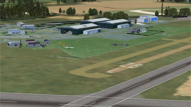 Screenshot 1 — Alfs UK Airfields Volume 18 Scenery