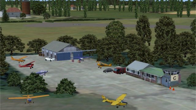 Screenshot 1 — Alfs UK Airfields Volume 19 Scenery