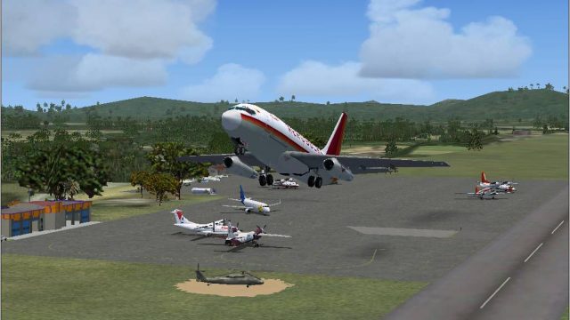 Screenshot 1 — Mitu Airport Scenery