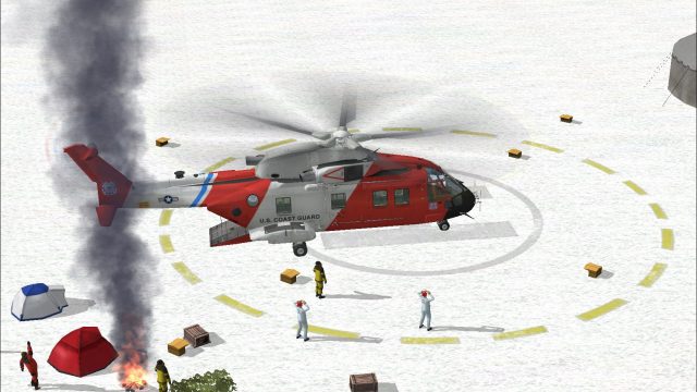 Screenshot 1 — Antarctica Search And Rescue Testing Scenery