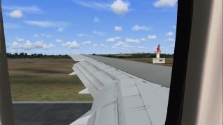 Screenshot 2 — Wing Views for the Project Opensky Boeing 757-200