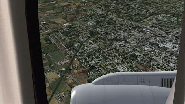 Screenshot 1 — Wing Views for the Project Opensky Boeing 757-200
