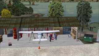 Screenshot 1 — Malones Airport Scenery