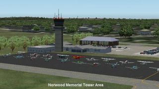 Screenshot 1 — Norwood Memorial Airpord Scenery