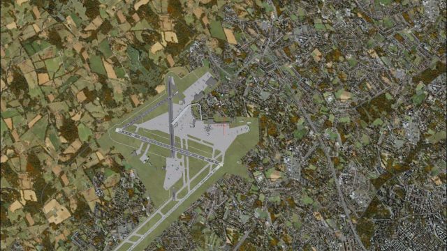Screenshot 1 — Dublin Airport EIDW 2010 Scenery
