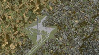 Screenshot 1 — Dublin Airport EIDW 2010 Scenery