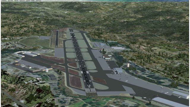 Screenshot 1 — Monterey Peninsula Airport Scenery