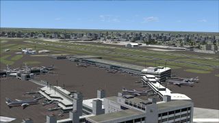 Screenshot 1 — Miami International Airport Scenery
