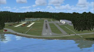 Screenshot 3 — Aeroflex-Andover Airport (12N) Scenery