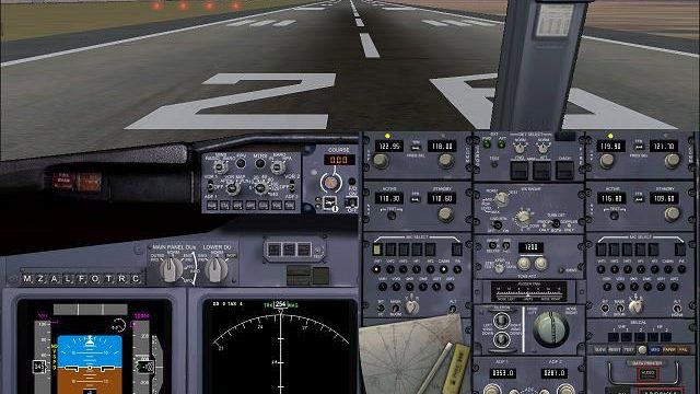Screenshot 1 — PMDG 737NG Pushback Gauge