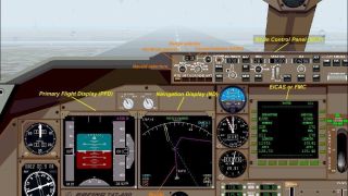Screenshot 1 — Top Avionics 747-400 v2.0 Panel