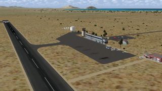 Screenshot 1 — San Felipe Airport Scenery