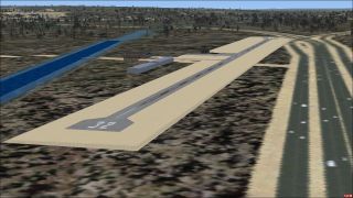 Screenshot 1 — Riverside Airport Scenery