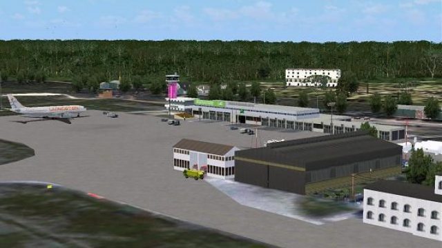 Screenshot 1 — Zanzibar Airport Scenery