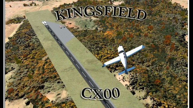 Screenshot 1 — Kingsfield Airstrip Scenery