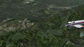 Screenshot 2 — Amazonia Air II "Small Jungle Villages" Scenery