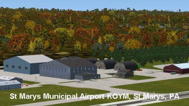 Screenshot 1 — St. Marys Municipal Airport Scenery